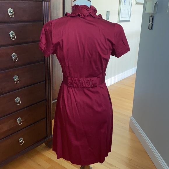 The Limited Red ruffle dress - Picture 3 of 4